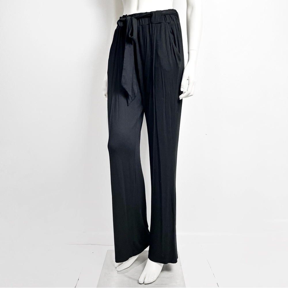 Bar By Melis Kozan Tie Waist Pants Pleated Casual Size Medium